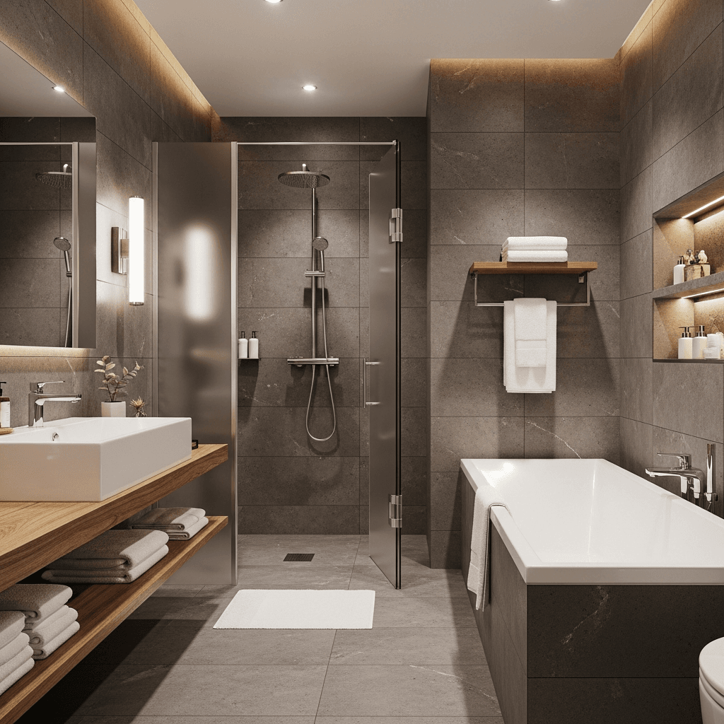 Luxus Badezimmer mit Spa Charakter