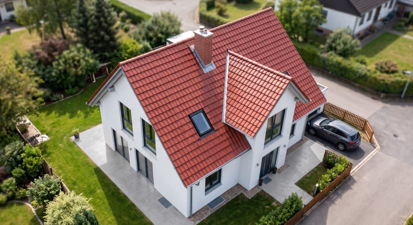 Einfamilienhaus mit neu gedecktem Steildach