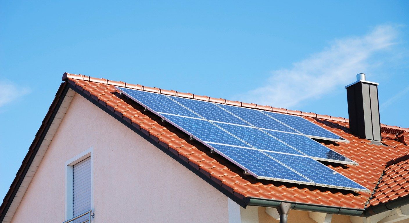 Photovoltaikanlage auf dem Dach