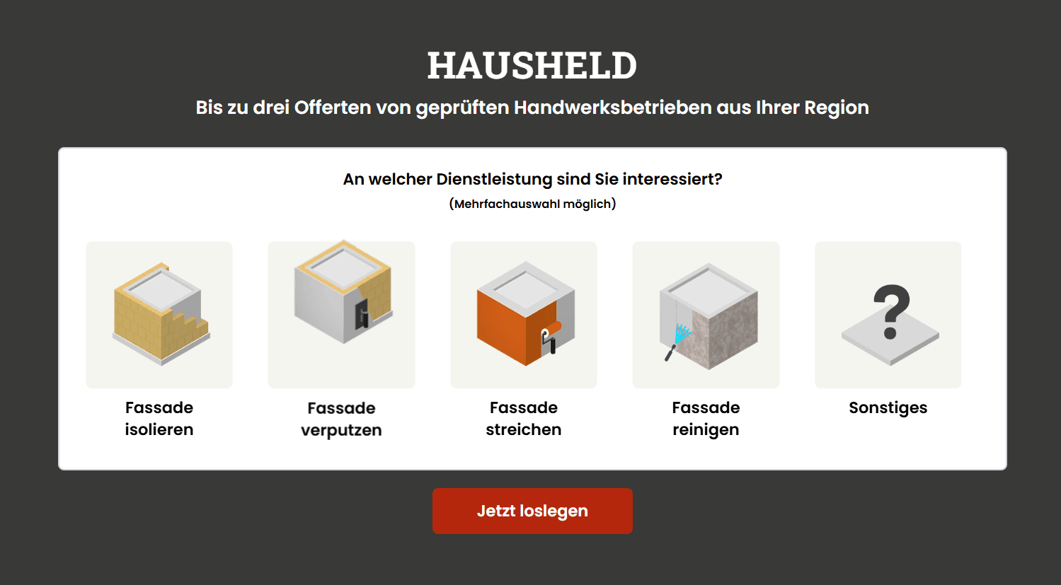 Isolationsprojekt anfragen bei HausHeld.ch